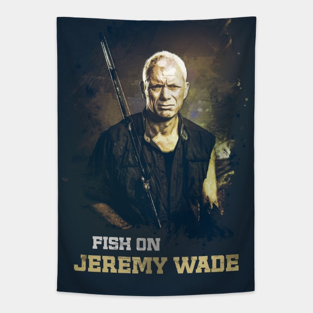 Jeremy Wade Legendary Marine Biologist Epic Underwater Detective V2 Tapestry by Naumovski