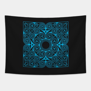 Cadboll Spirals - Blue Tapestry