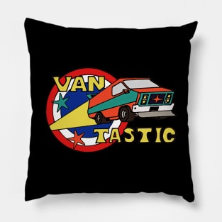 Vintage Van Design Pillow