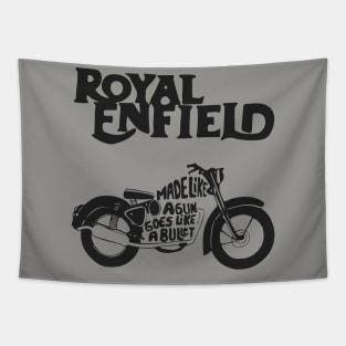 Royal Enfield Made Like A Gun Goes Like A Bullet Tapestry