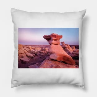 Rock Formations Bisti Badlands Pillow