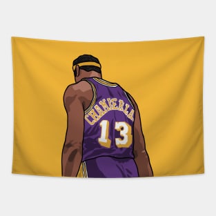 Wilt Chamberlain Back-To Tapestry