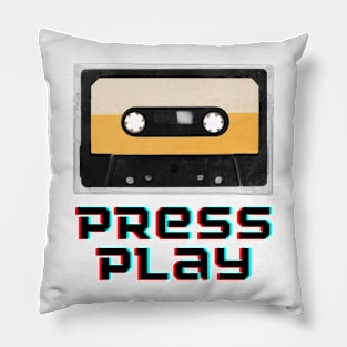 Cassette Tape retro design Pillow