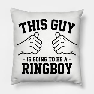 This guy is going to be a ringboy Pillow