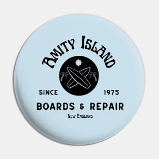 Jaws Amity Island Boards Pin