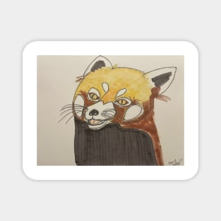 Red Panda Whiskers Magnet