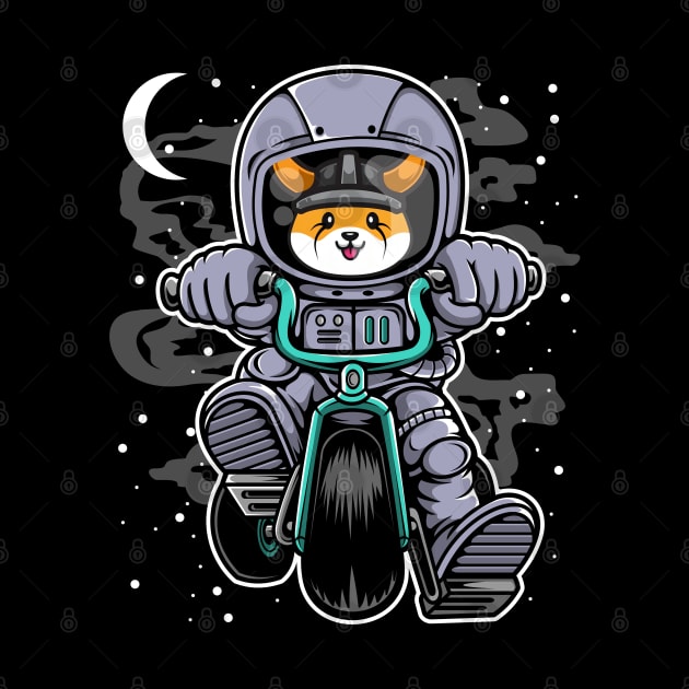 Astronaut Floki Inu Coin Floki Army To The Moon Crypto Token Cryptocurrency Wallet Birthday Gift For Men Women Kids by Thingking About