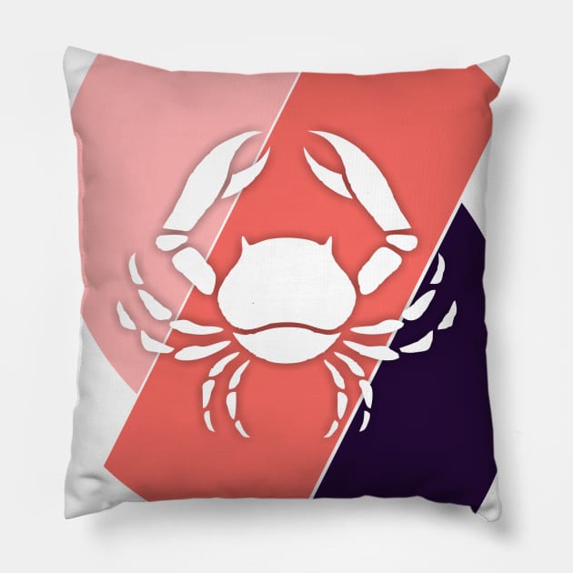 Scorpio color spectrum design Pillow by cusptees