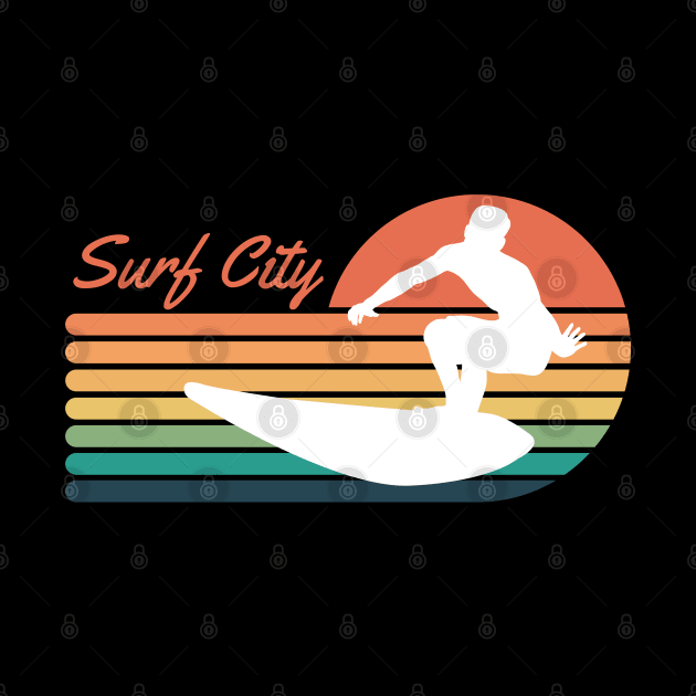 Surf City Surfing Vibes Tee! by SocietyTwentyThree