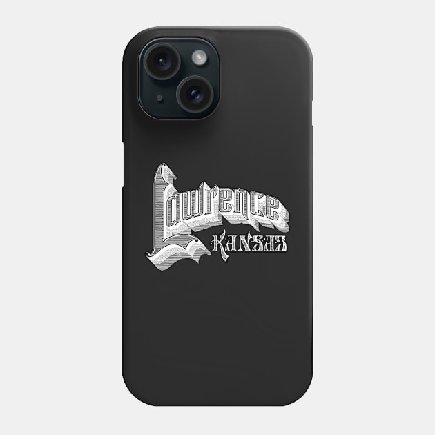 Vintage Lawrence, KS Phone Case by DonDota