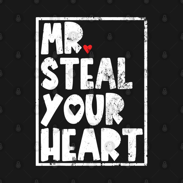 Mr Steal Your Heart Valentines Day Funny V-Day Boys Kids by LEGO