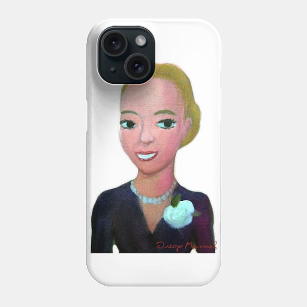 Eva Perón Phone Case by diegomanuel