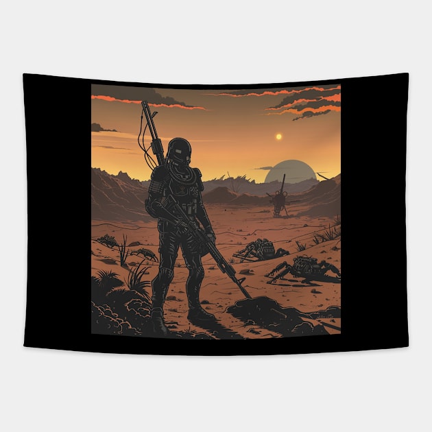 starship troopers Tapestry by rocknerd