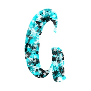 Paint Splash Letter G T-Shirt