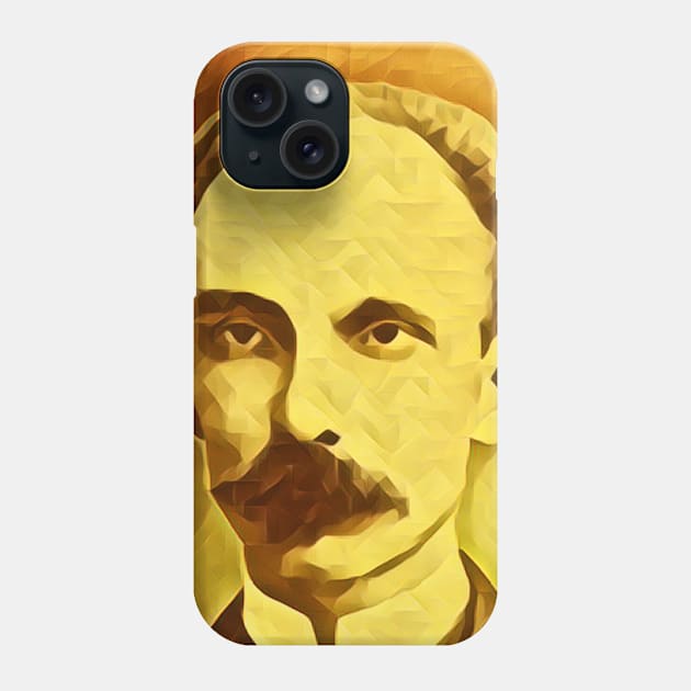 José Martí Golden Portrait | Jose Marti Artwork 8 Phone Case by JustLit