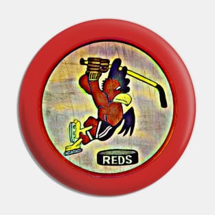 Providence Reds Hockey Pin