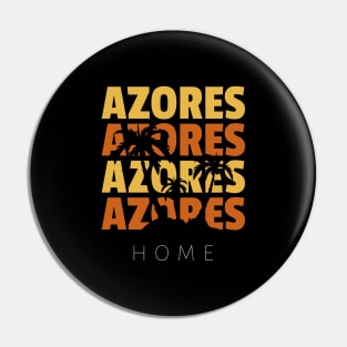 Azores Tropical design - Azores Portuguese Gift - Hipster Pin