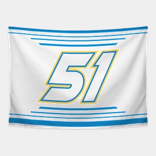 Justin Haley #51 2024 NASCAR Design Tapestry