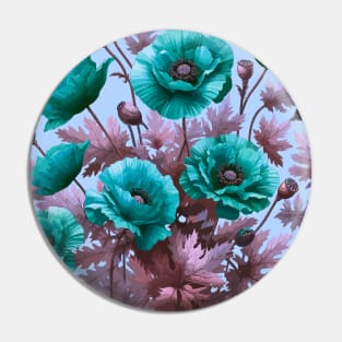 Poppy Flower Pin