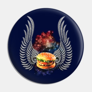 Flying Burger Pin