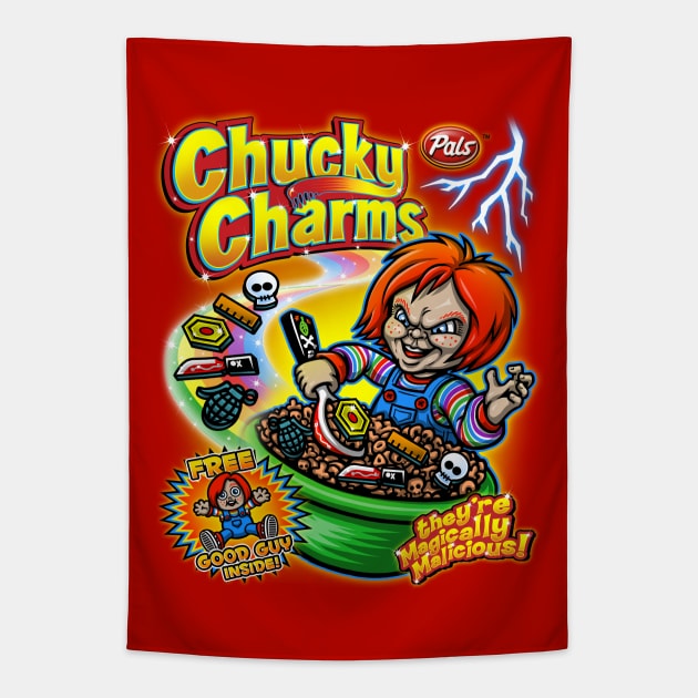 Chucky Charms V2 Tapestry by Punksthetic