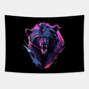 angry bear Tapestry