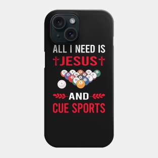 I Need Jesus And Cue Sports Phone Case