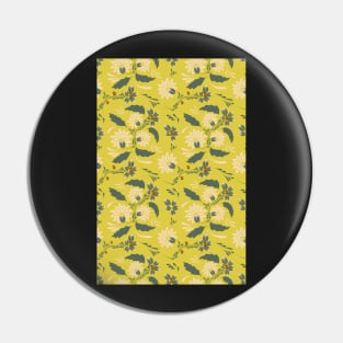 Fantastic floral yellow Pin