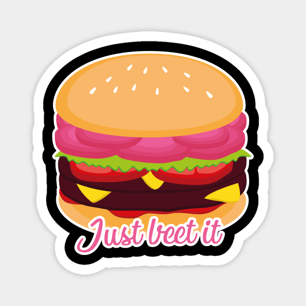 Just Beet It Magnet by Tees4Elliott