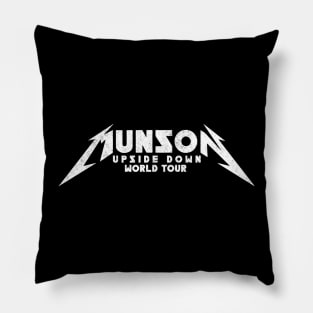 Munson - Upside Down World Tour - vintage logo Pillow