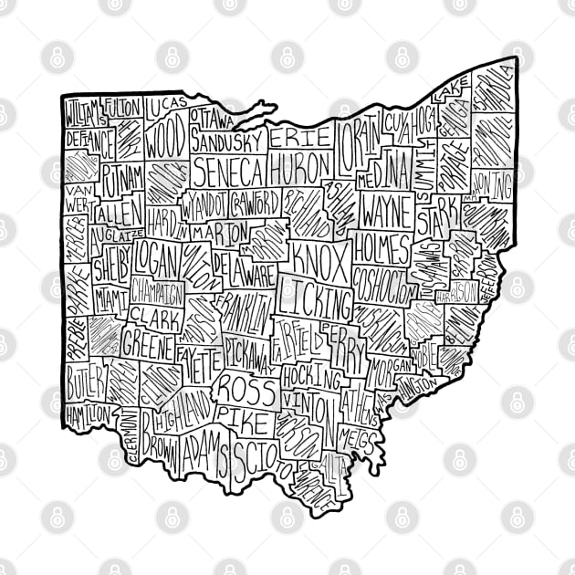 Ohio Map by calenbundalas