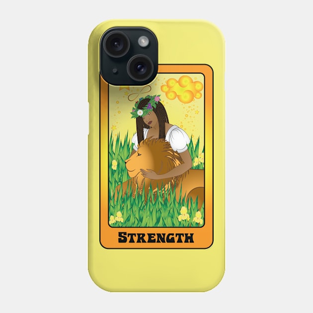 Strength Phone Case by DQDesigns By Chele