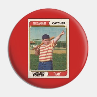 The Sandlot Ham Porter Baseball Card Pin