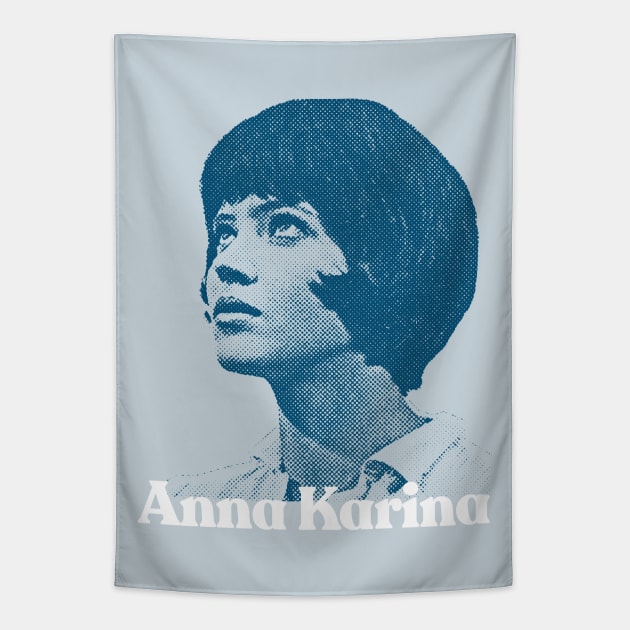 Anna Karina \\\\ 60s Nouvelle Vague Tapestry by DankFutura