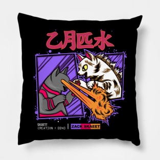 Zack Skaett Cartoonart Pillow