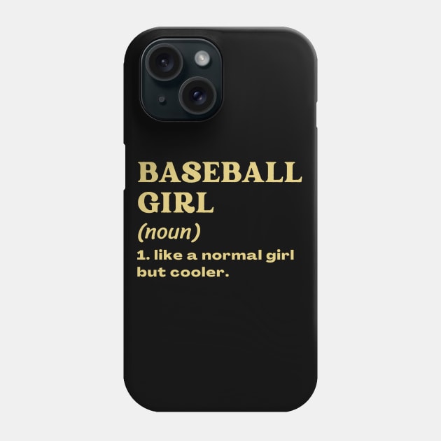 Baseball Girl Phone Case by ClorindaDeRose