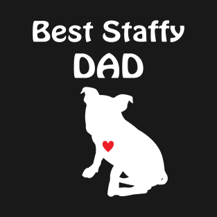 Best Staffy Dad T-Shirt