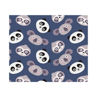 cute kawaii sloth panda koala T-Shirt