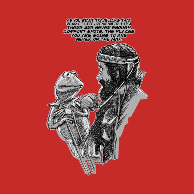 Kermit the frog Jim Henson Quote shirt design by ThatJokerGuy