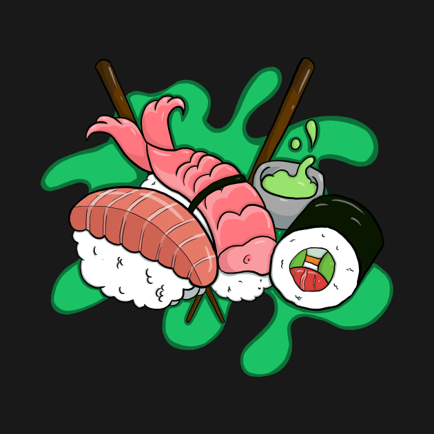 Sushi Fan by ShadowCas