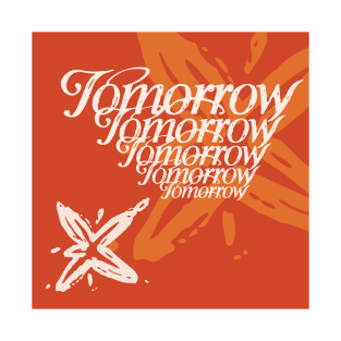 Tomorrow logo vector art design T-Shirt