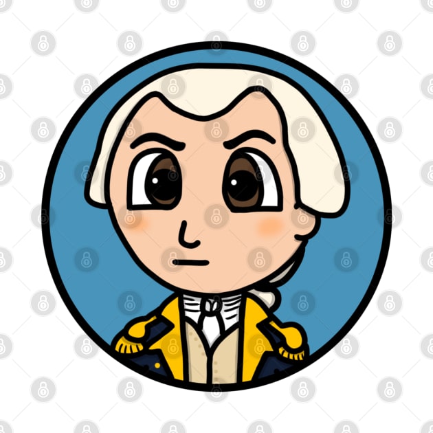 Patriot Portrait - Chibi Nathanael Greene (Large Version) by Aeriskate