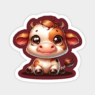 Cute baby cow Magnet