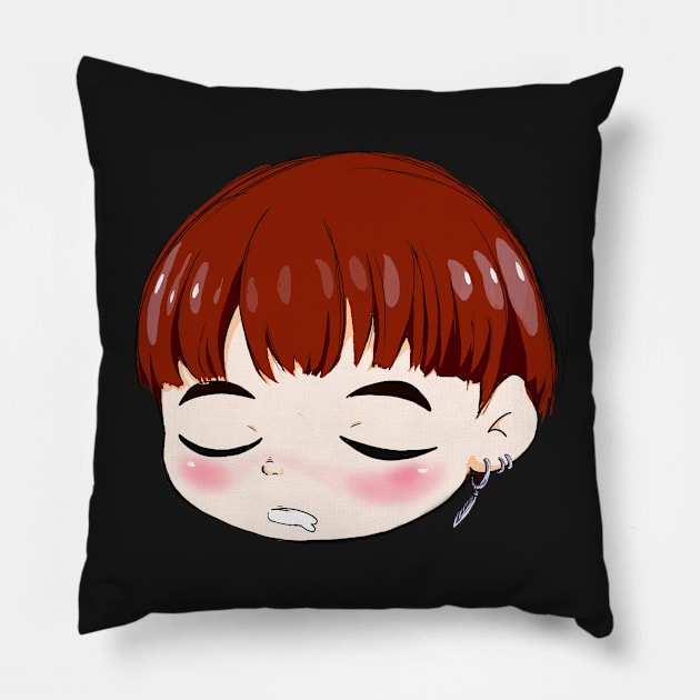 BTS young kook Pillow by nanaatawi