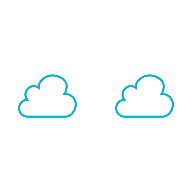 Minimalist Clouds by MelissaJoyCreative