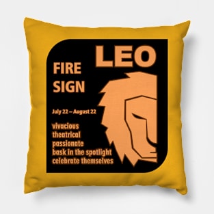 Zodiac Leo Pillow