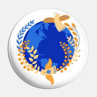 Love The Earth Pin