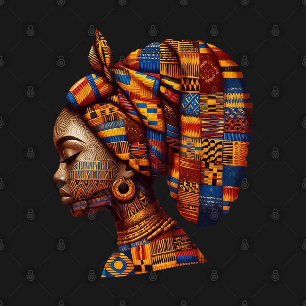 Traditional Kente African Black Culture Pride by TomFrontierArt