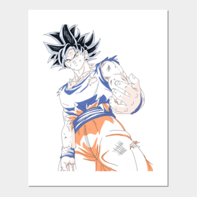 Ultra Instinct Goku Dragon Ball Super Dragon Ball Posters And Art Prints Teepublic