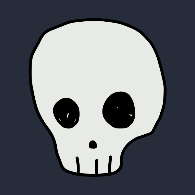 japanese cute skull by cokyfish